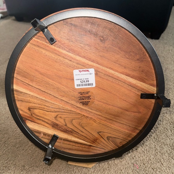 BNWT, wooden two tiered shelf decor - Picture 7 of 7